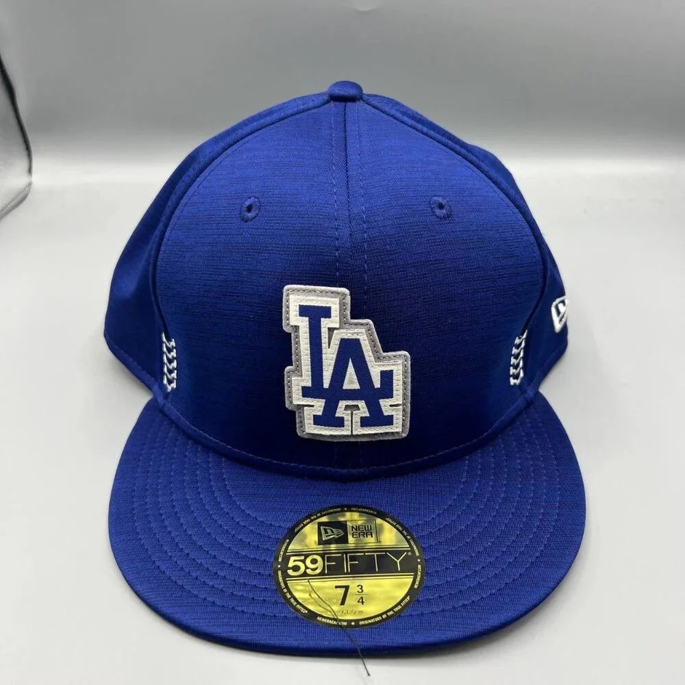 Los Angeles LA Dodgers 7 3/4 Blue Gray 59Fifty New Era MLB Fitted Cap New‎
